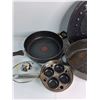 Image 2 : Rosting Pan 15"x10.5", (2) Pans Up To 12", Poacher Set