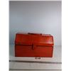 Image 3 : Red Metal ToolBox 19.5"x0"x 11.5"- Cannot Ship