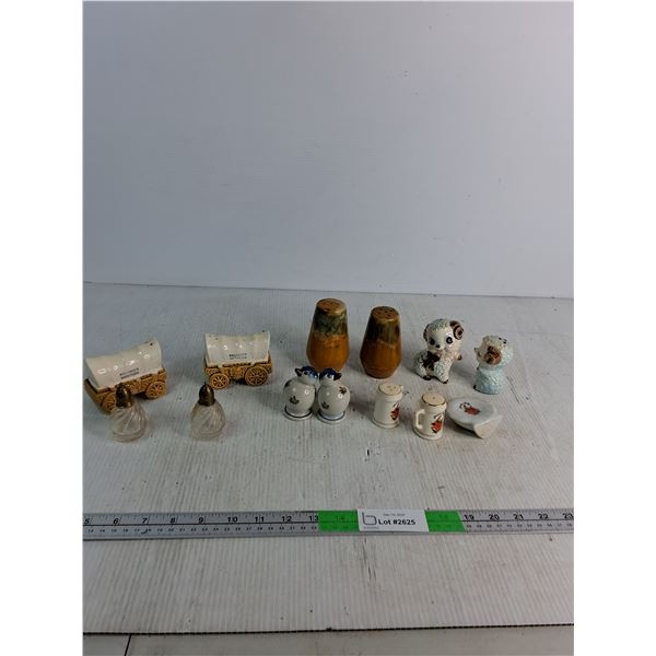 (6) Sets of Porclain Salt & Pepper Shakers