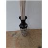 Image 3 : *Tall Decorative Floor Vase with White Reed Sticks - Vase Dimensions 20" x 6", Overall 59"