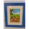 Image 2 : (2) Framed Winnie the Pooh Wall Art Prints 12" x 10"