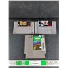 Image 1 : Nintendo & Super Nintendo Game Cartridges - Extra Innings, Pinball, Stanley Cup, Cannot Authenticate