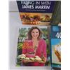 Image 3 : Cookbooks - James Martin, Ingrid Hoffmann, Southern Living, Williams Sonoma