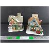 Image 1 : (2) Partylite Ceramic Christmas Village Houses