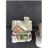 Image 2 : (2) Partylite Ceramic Christmas Village Houses