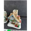 Image 3 : (2) Partylite Ceramic Christmas Village Houses