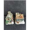 Image 4 : (2) Partylite Ceramic Christmas Village Houses