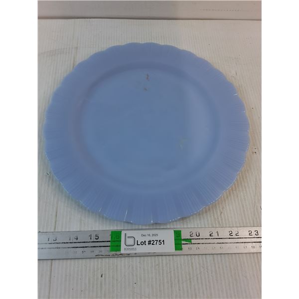 Vintage Pyrex Delphite Blue Dinner Plate