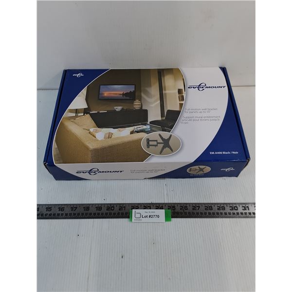 Evermount TV Wall Bracket - Appears Unused
