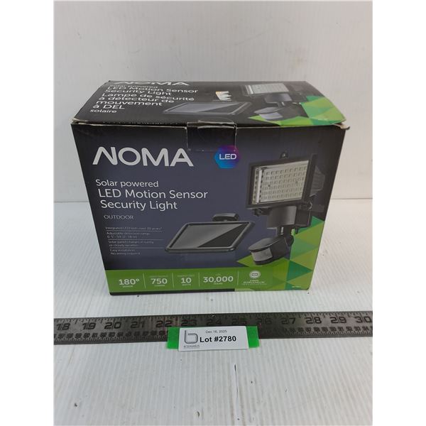 Unused Noma Solar-Powered LED Motion Sensor