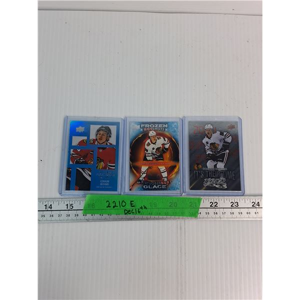 (3) Hockey Cards- Connor Bedard- Cannot Authenticate