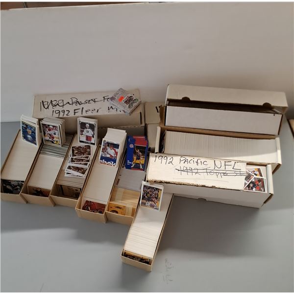 Large Collection Of Sports Cards- Hockey, Basketball, Baseball-80's/90's/00's- Cannot Authenticate