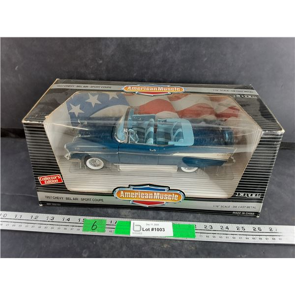 1/18 Scale Die Cast 1957 Chevy Bel Air Sport Coupe
