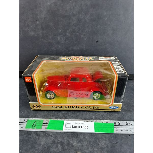 Die Cast 1934 Ford Coupe