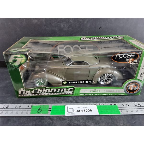 JL Full Throttle Die Cast Foose Coupe