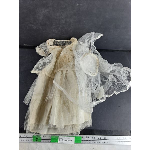 Vintage Doll Bridal Dress