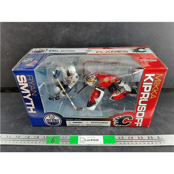 Edmonton Oilers & Calgary Flames Figures - Ryan Smyth & Miika Kiprusoff