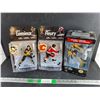 Image 1 : Vintage Hockey & NHL Hockey Figures - Mario Lemieux, Theoren Fleury, Bobby Orr