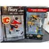 Image 3 : Vintage Hockey & NHL Hockey Figures - Mario Lemieux, Theoren Fleury, Bobby Orr