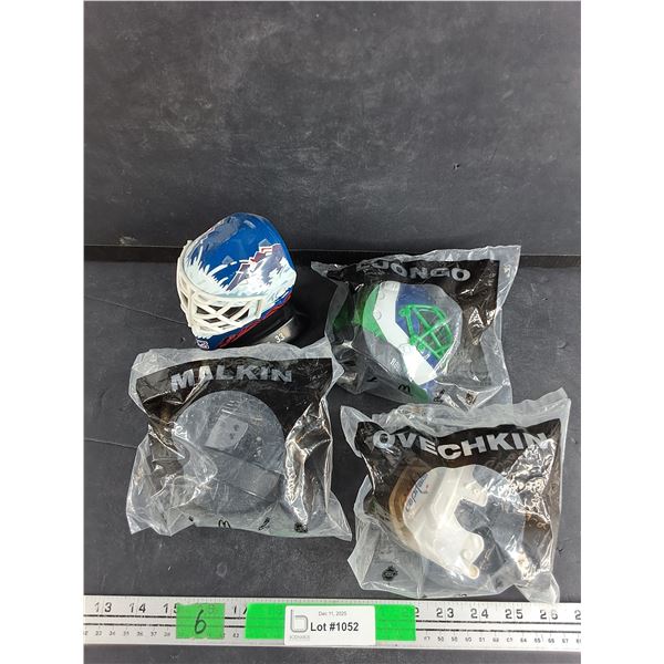 Happy Meal Hockey Helmets - Malkin, Ovechkin, Luongo