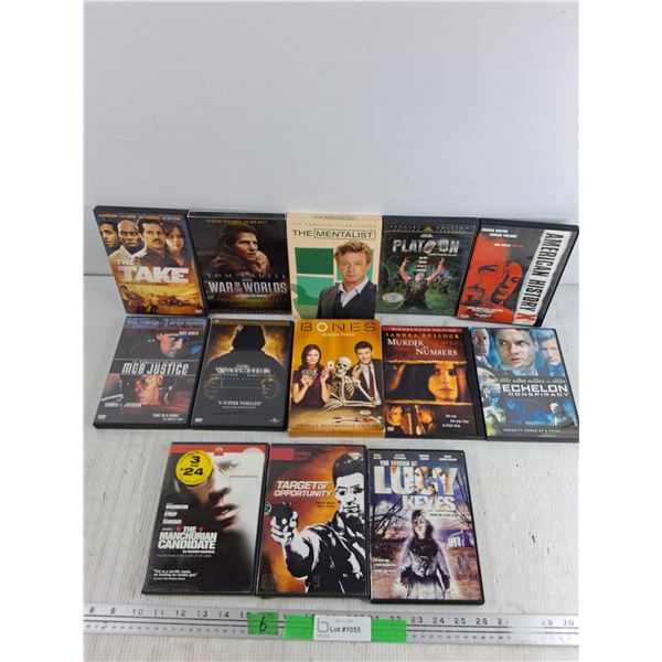 DVD Movies -Target of Opportunity, Mob Justice, The Mentalist