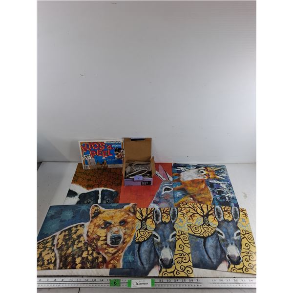 Fujifilm Finepix T300 Camera - As Is, Peeler Off Stickers, Various Posters 15" x 11"