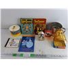 Image 1 : Looney Tunes Pendulum Table Clock, Kids Books, Flour Sifter, Disney Dreamtime Carousel, Misc