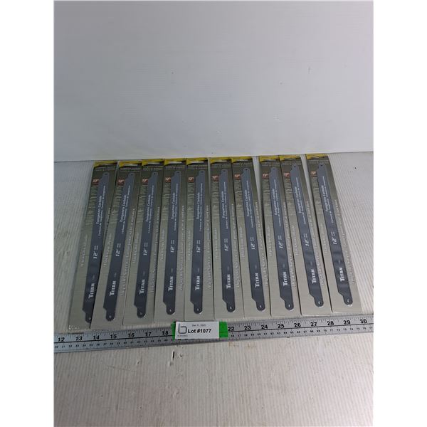 (10) 12" Titan Tungsten Carbide NIB