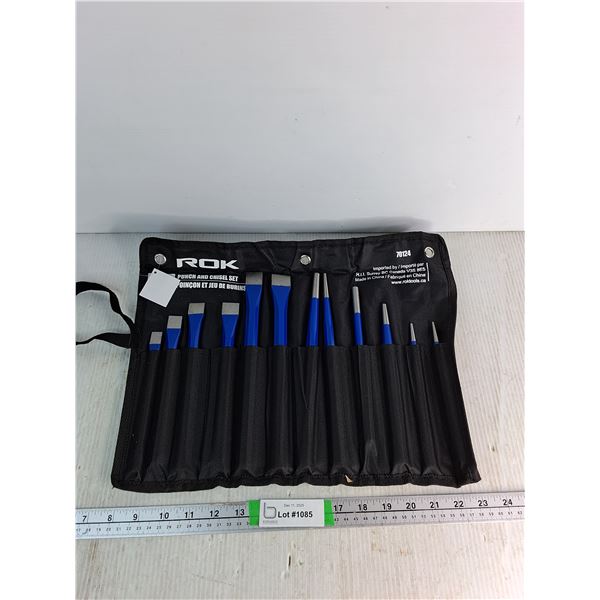 Rok 12pc Punch And Chisel Set New
