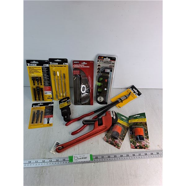 Titan Pry Tool Spudger Set, Stubby & Wobble Socket Adapter Set, Impact Wobble Socket Adapter Set. So