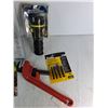 Image 2 : Fluid Siphon Pump, Titan Impact Socket Adapter & Magnetic Bit Holder, Pipe Wrench, Flashlight, (2)Qu