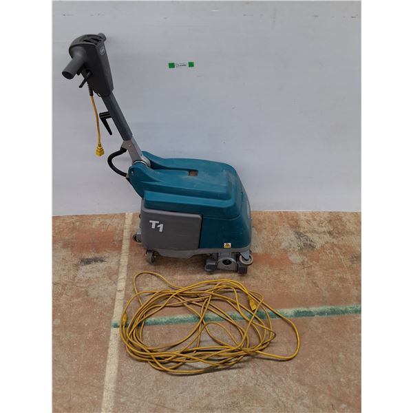 *Tennant T1 Walk- Behind Micro Floor  Scrubber, Cannot Ship, Powers On