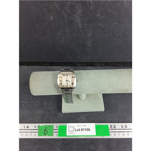 Silver Swiss Movement Klaus Kobec Quartz Watch - Working