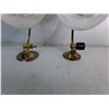 Image 2 : (2)Vintage Brass Gas Lamps - PICK UP