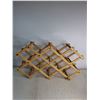 Image 2 : (2)Vintage Wooden Accordion-Style Wine Rack-25" by 13" - PICK UP