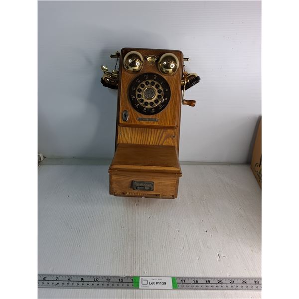 Vintage Wall-Mounted Telephone- Thomas Collectors Edition - PICK UP