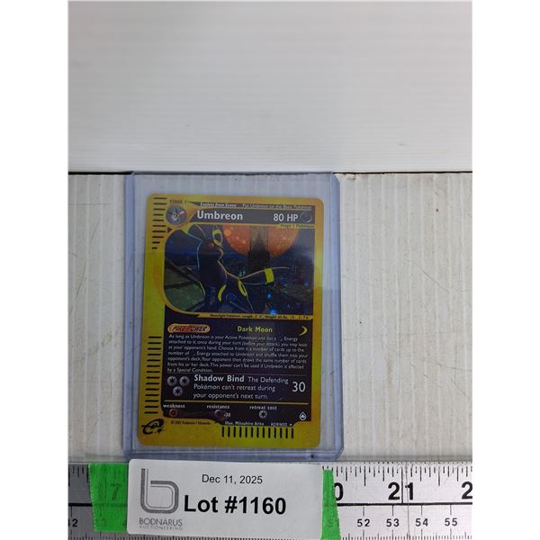 Umbreon Pokemon Card- Cannot Authenticate