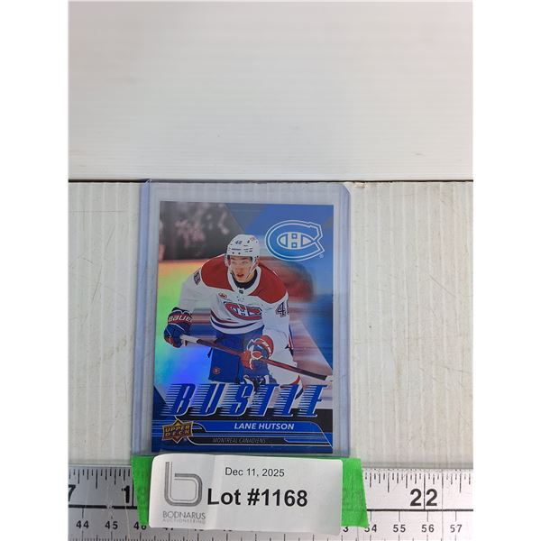 Hockey Card- Lane Hutson- Cannot Authenticate