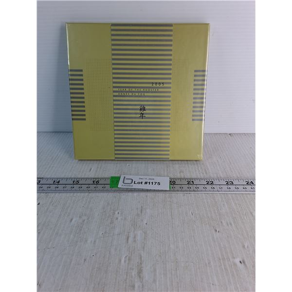 2005 Lunar New Yeay- Year Of The Rooster Stamp And Precious Coin Set- Appears NIB