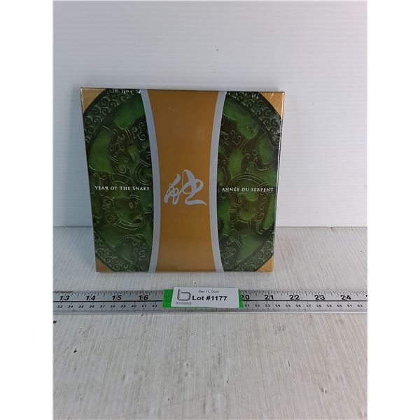 2001 Lunar New Year- Year Of The Snake Stamp And Precious Coin Set- Appears NIB