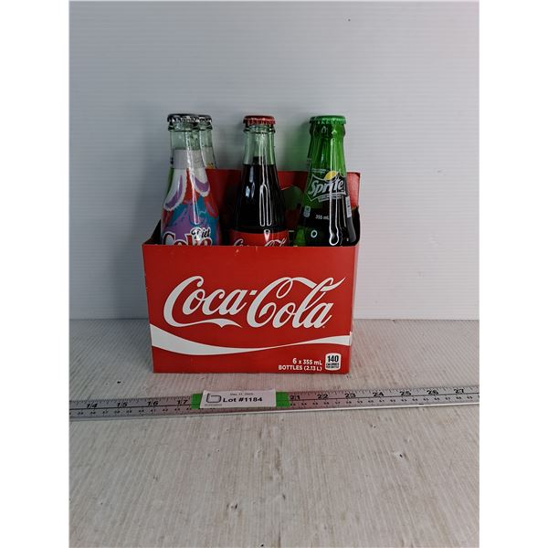 (6) 355ml Bottles- Coca-Cola, Diet Coke, Sprite - CANNOT SHIP