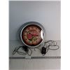 Image 1 : Coca-Cola Neon Wall Clock Approx 15" - Powers On