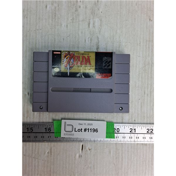 Super Nintendo Video Game Cartridge- ZELDA