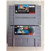 Image 2 : (4) Super Nintendo Video Game Cartridges- Home Alone 2, NFL Quaterback Club, NBA Jam, Bassin's Black