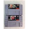 Image 3 : (4) Super Nintendo Video Game Cartridges- Home Alone 2, NFL Quaterback Club, NBA Jam, Bassin's Black