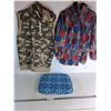 Image 1 : Camouflage Vest-Xl,  Checkered Jacket-Xl, Cushion