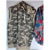 Image 2 : Camouflage Vest-Xl,  Checkered Jacket-Xl, Cushion