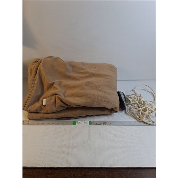(1) Electric Blanket-untested-as is