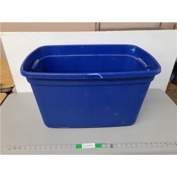 Store Stuff Plastic Tote- No Lid, Cannot Ship