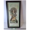 Image 1 : Framed Fantasy Fairy Painting 15.5" x 13.5", Pickup Preferred